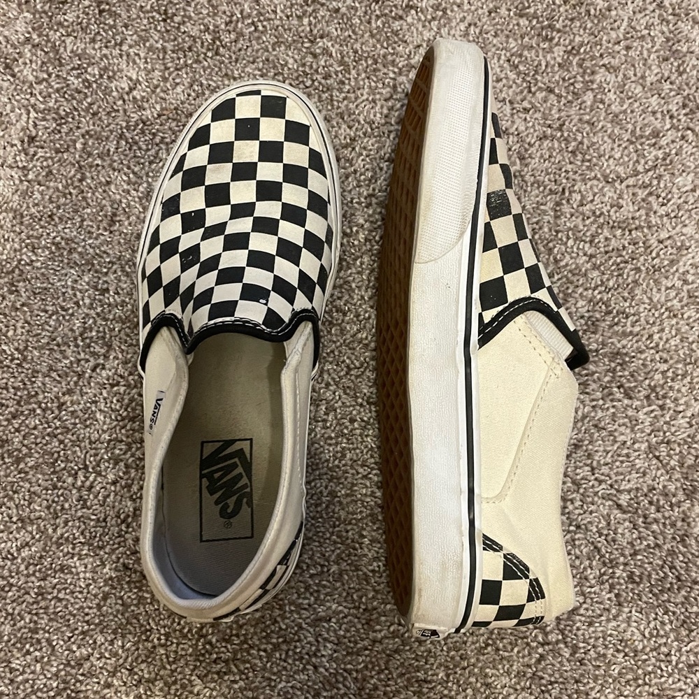 Checker Vans Size 8.5 womens